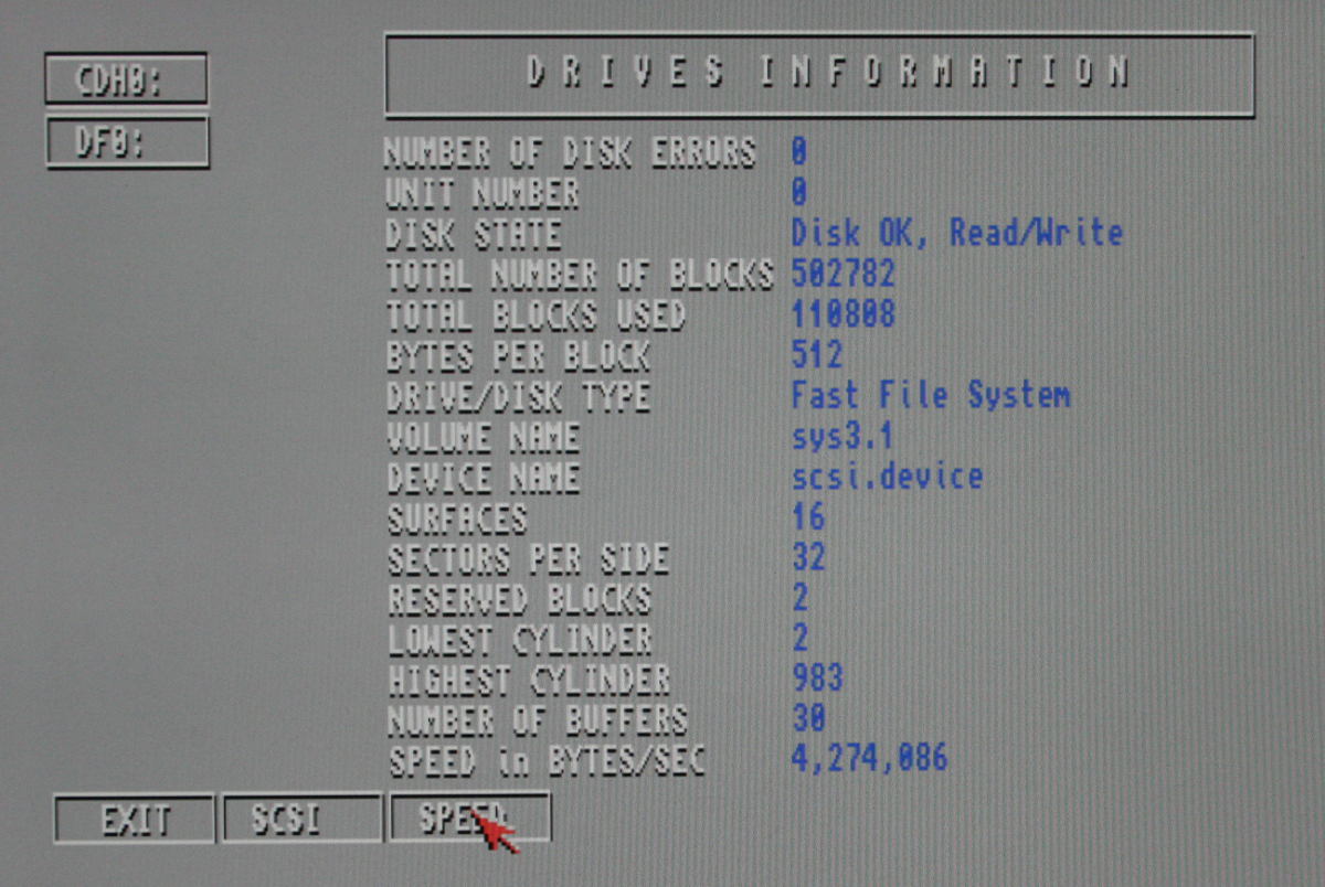 ACA500plus CF card performance