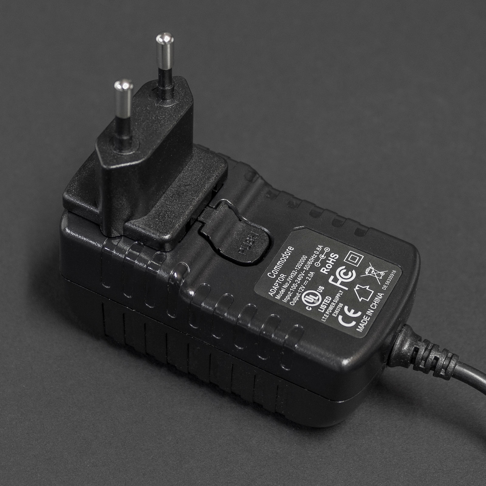 Commodore PSU international plugs