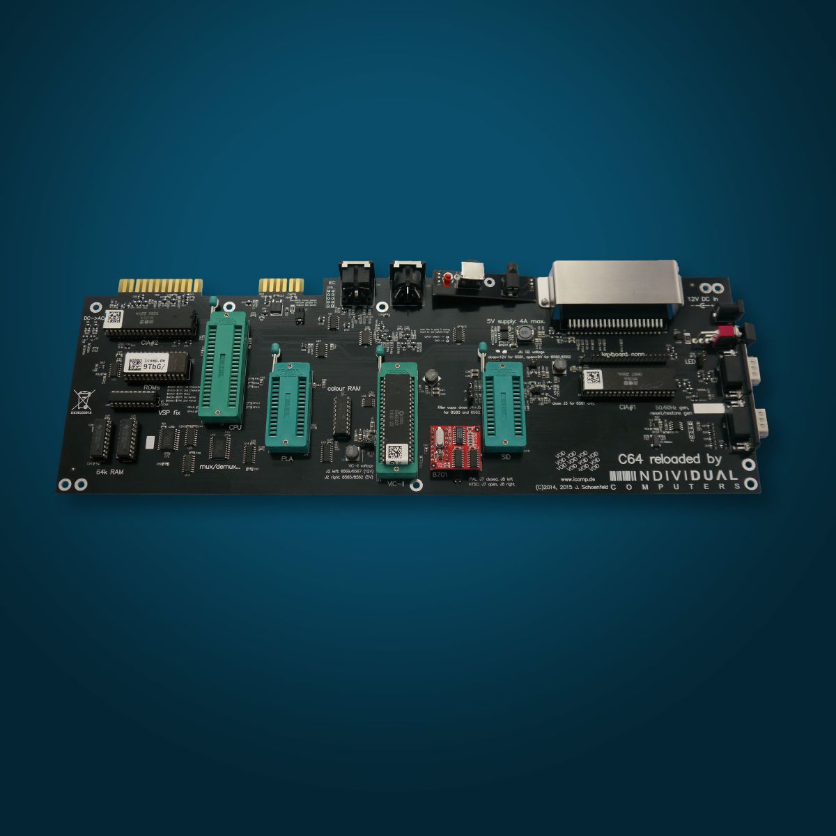 C64 Reloaded board overview