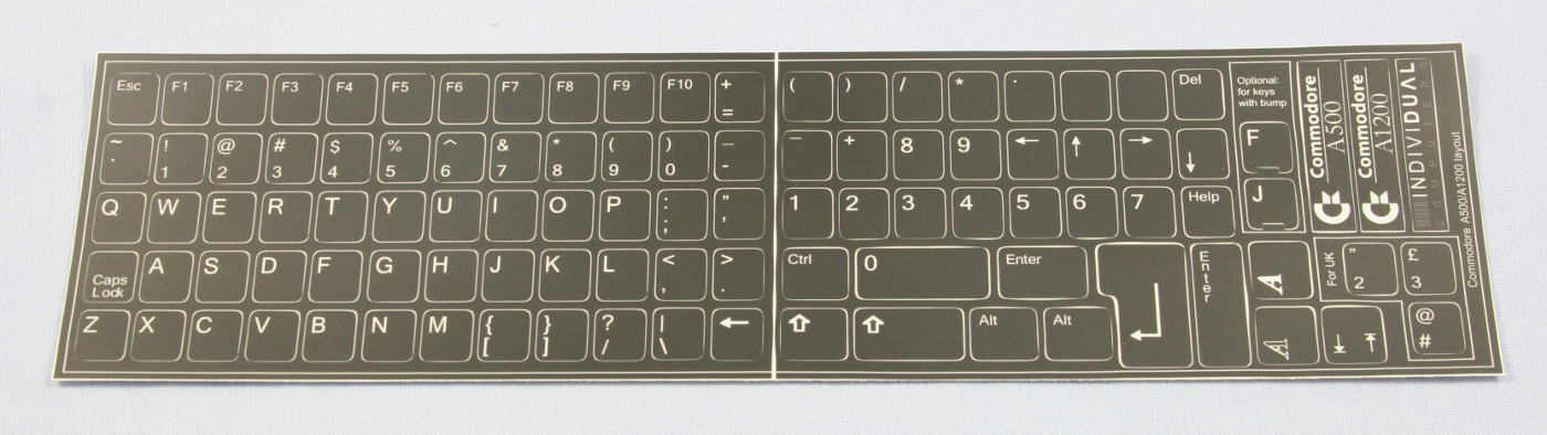 A1200 keyboard stickers